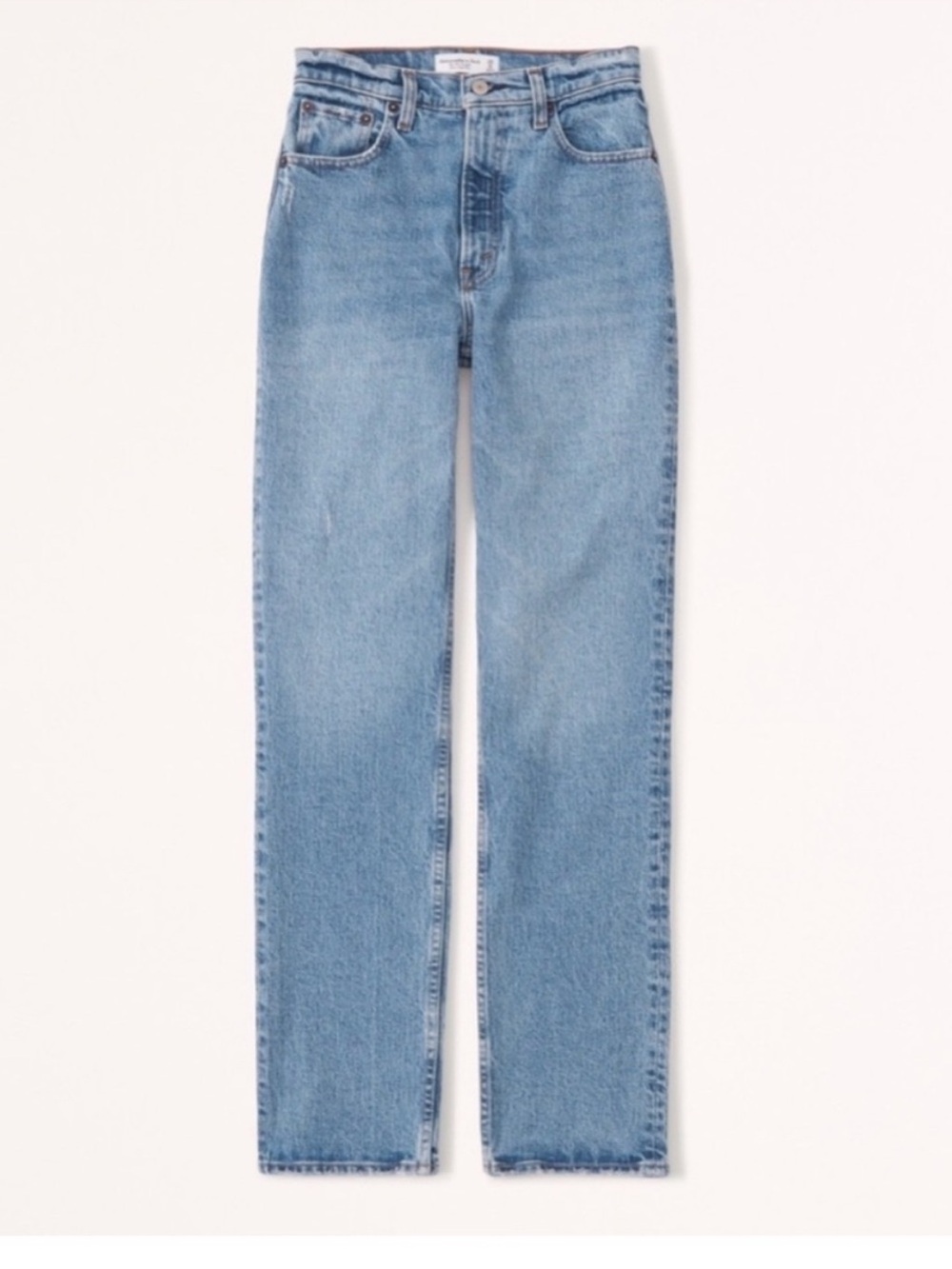 Abercrombie & Fitch The 90s Straight Ultra High Rise Jeans Curve Love 27 XLong